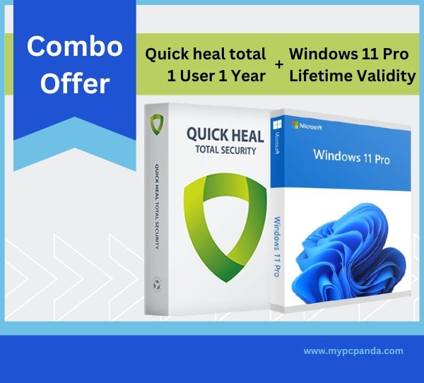 Quick Heal Total Security 1 User 1 Year with Windows 11 Pro